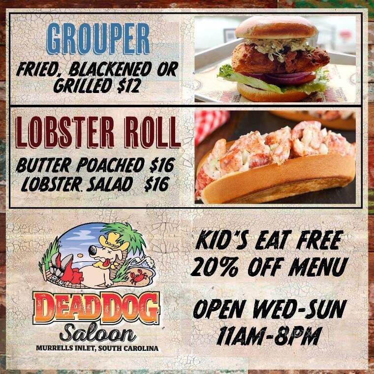 Dead Dog Saloon - Murrells Inlet, SC menu_pic