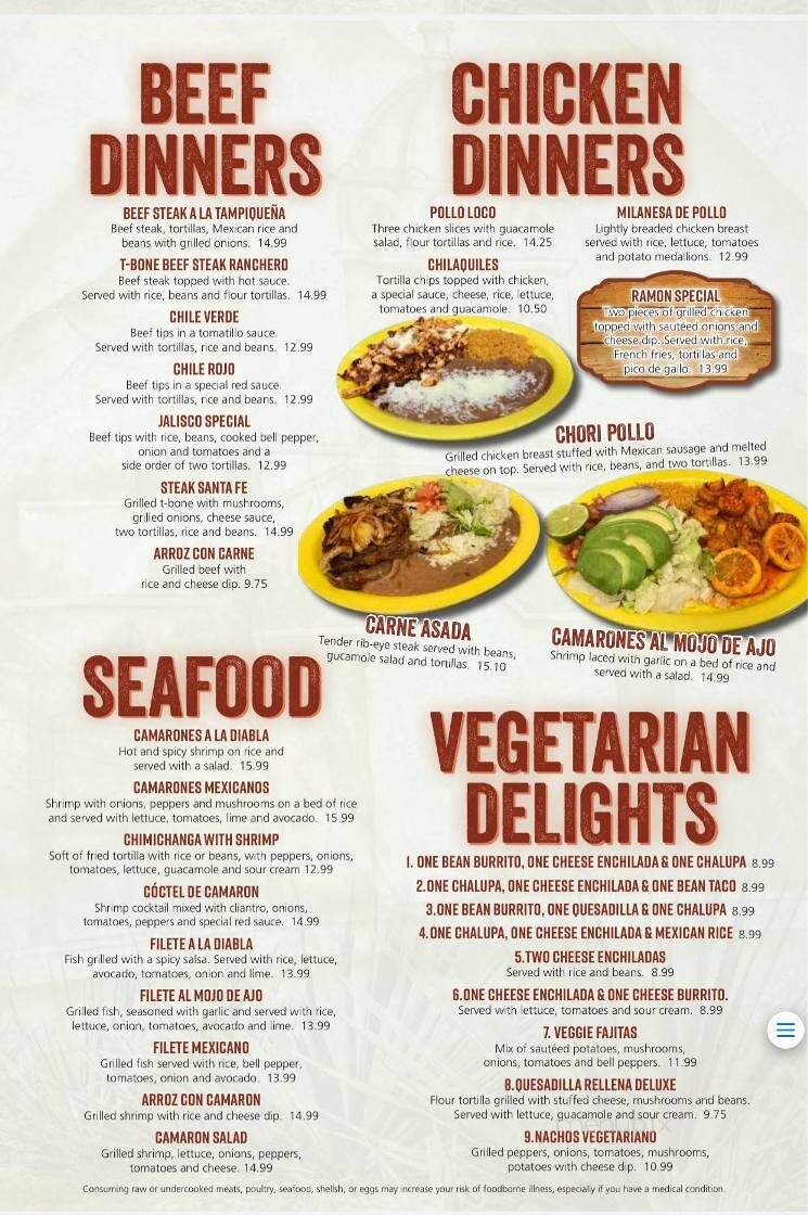 Don Tequila - Lexington, VA menu_pic
