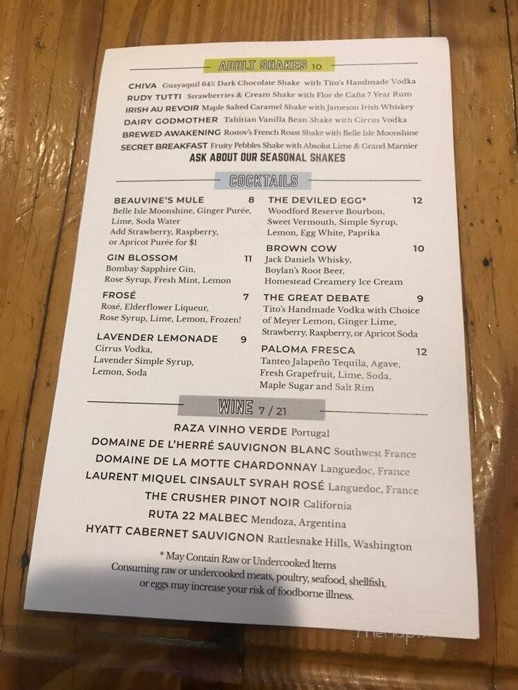Hawks BBQ - Richmond, VA menu_pic