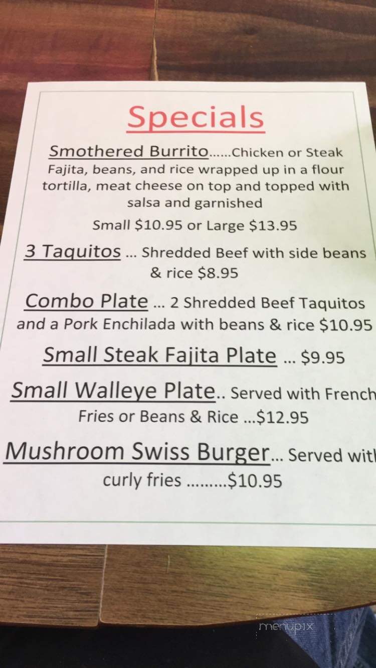 Hot Tamales - Sturgeon Bay, WI menu_pic