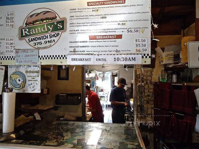 Randy's Sandwich Shop - Monterey, CA
