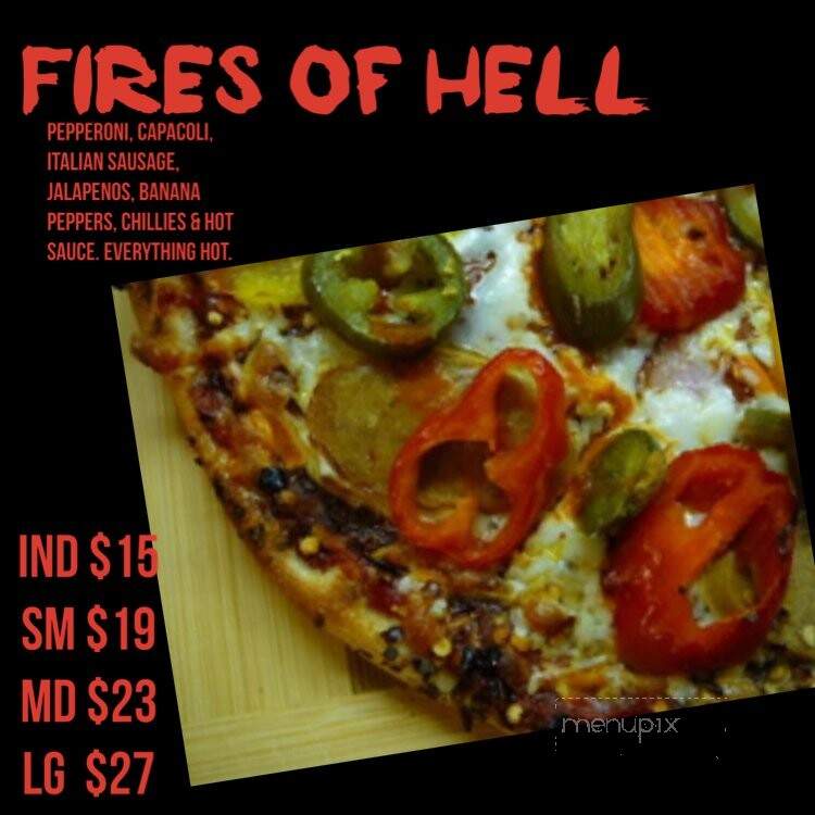 Real Things Pizza - Naramata, BC menu_pic