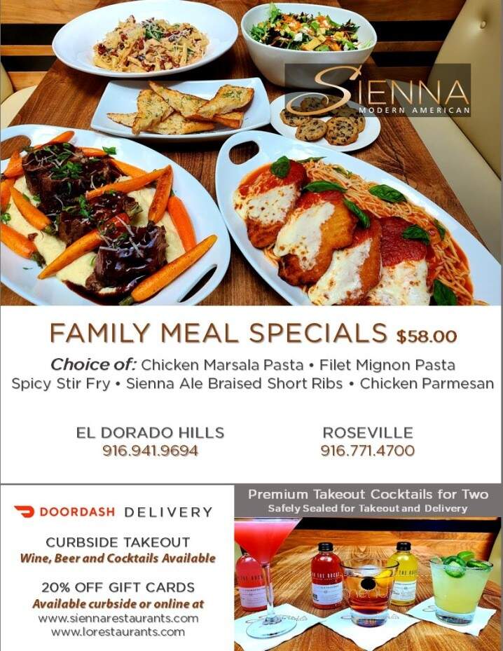 Sienna Restaurant - Roseville, CA