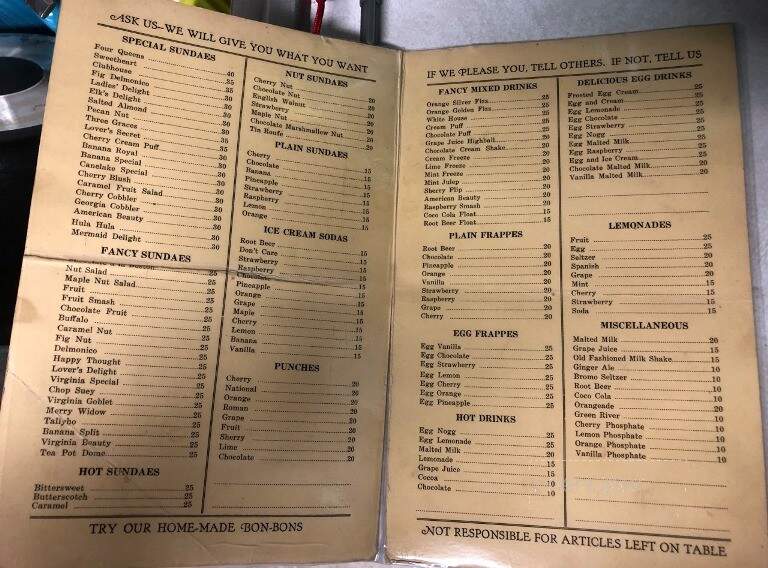 Canelakes Candies - Virginia, MN menu_pic