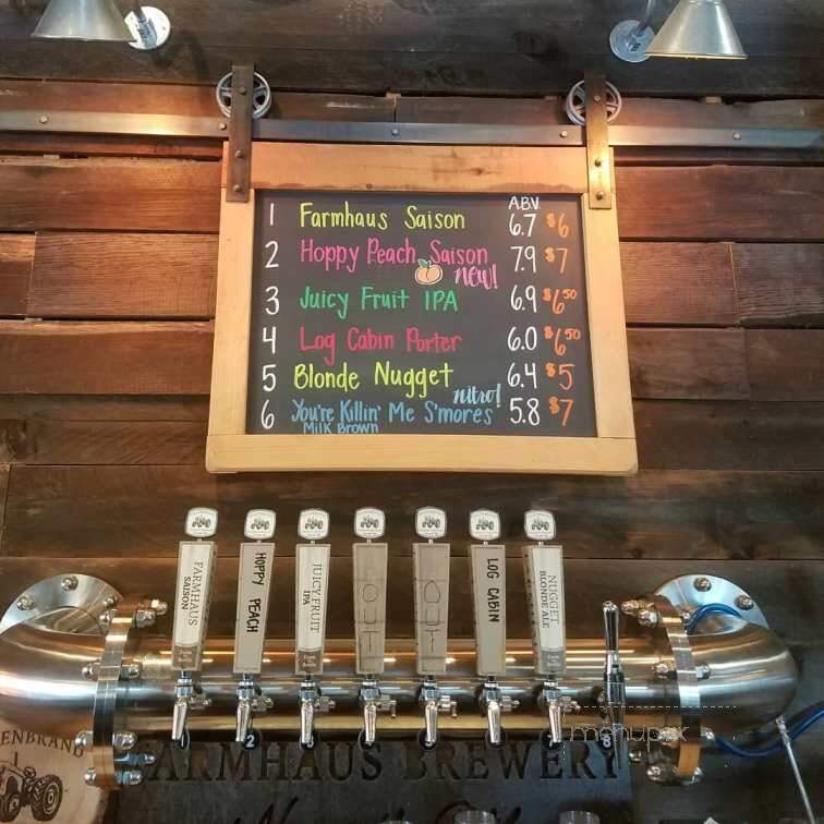 Hillenbrand Farmhaus Brewery - Newcastle, CA menu_pic