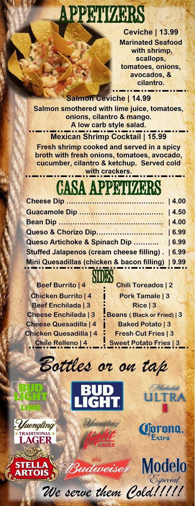 El Cowboy - Austintown, OH menu_pic