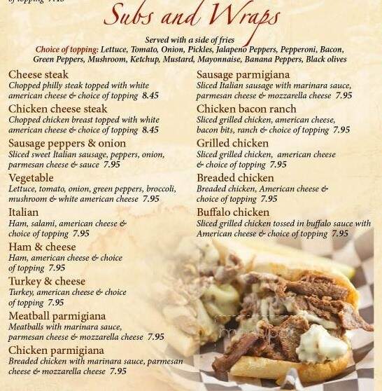 Taste Of Italy - Altavista, VA menu_pic