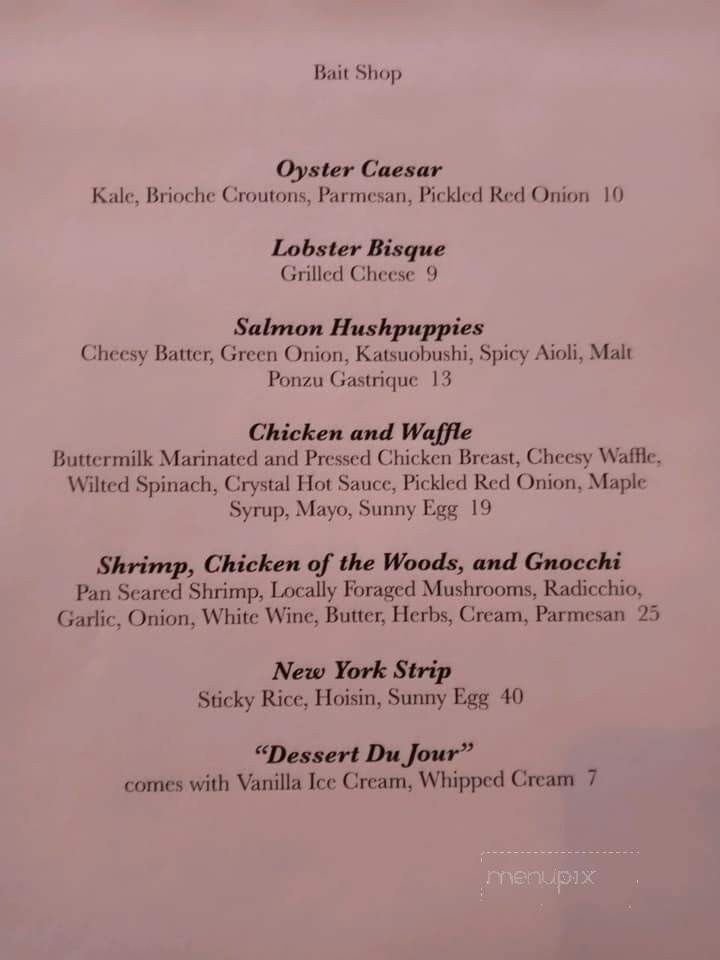 The Bait Shop - Valparaiso, IN menu_pic
