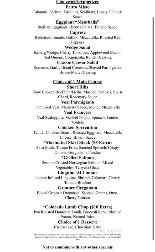 Bella Vie - Bay Shore, NY menu_pic