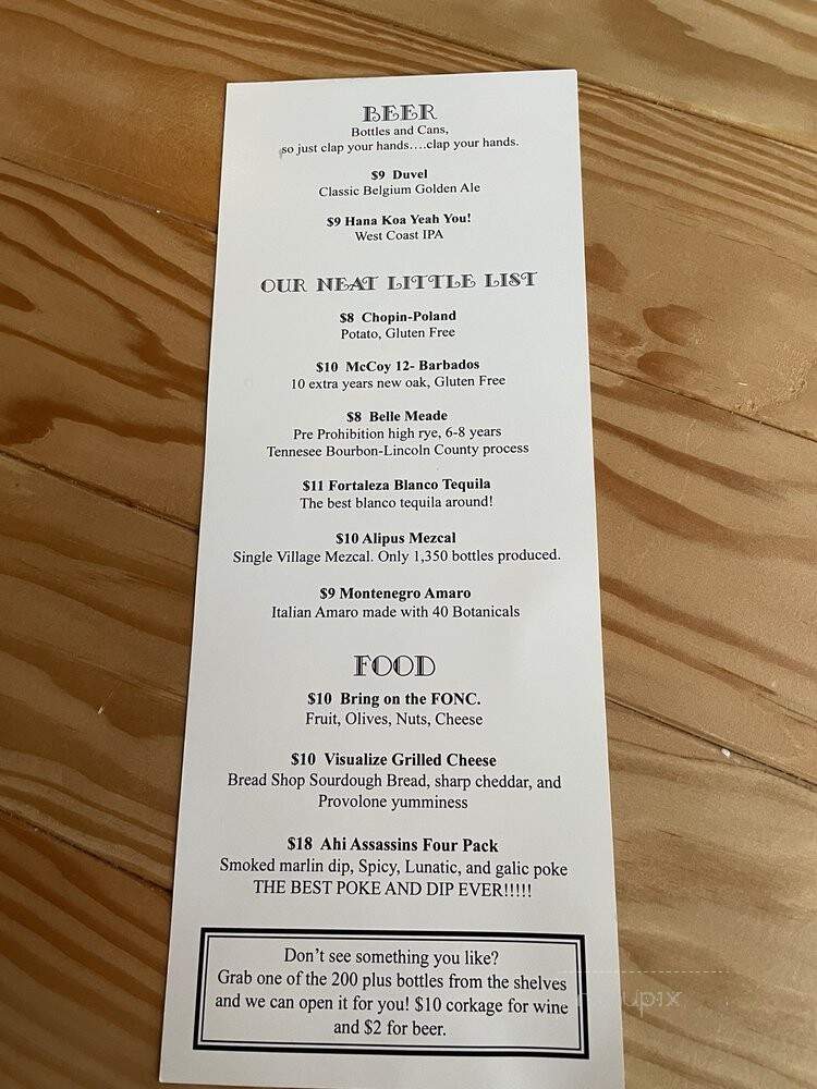 Bottleheads - Kailua, HI menu_pic