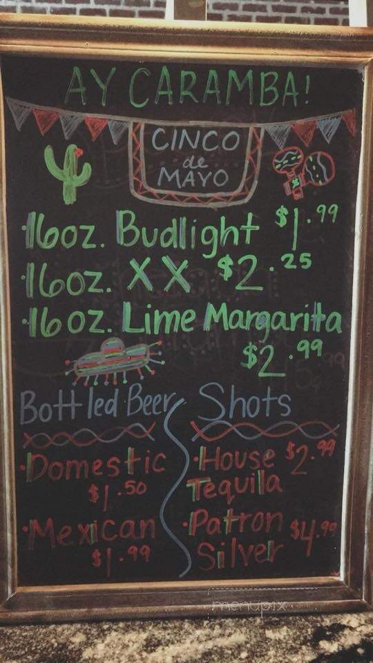 Ay Caramba Mexican Grill & Bar - Asheville, NC menu_pic