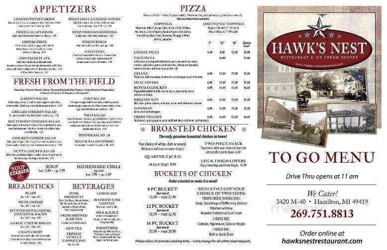Hawk's Nest - Hamilton, MI