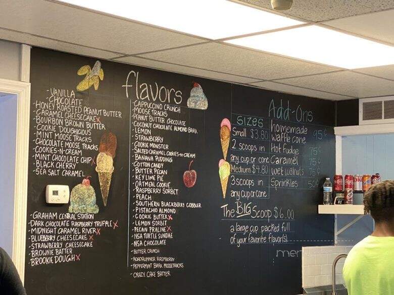 Ozzie's Ice Cream - Greensboro, NC menu_pic