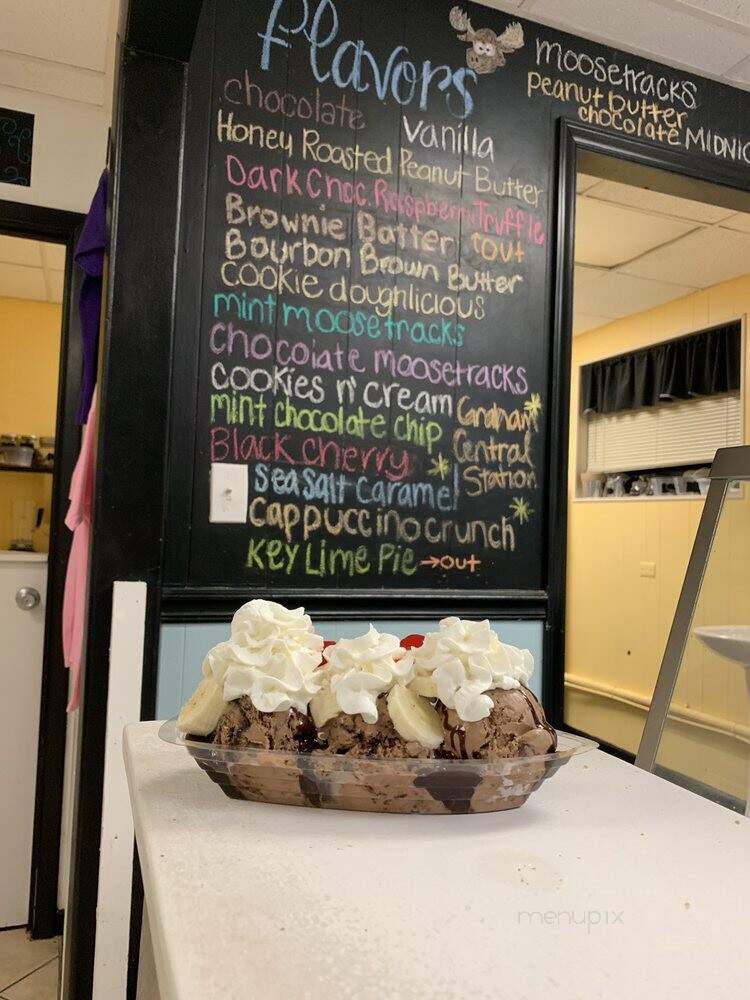 Ozzie's Ice Cream - Greensboro, NC menu_pic