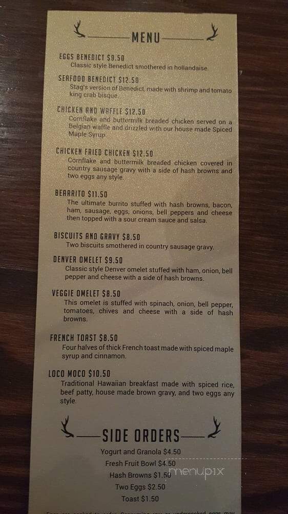 Stag PDX - Portland, OR menu_pic