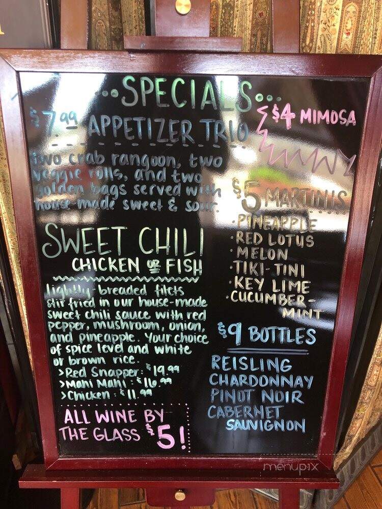 Tomy Thai - Johnson City, TN menu_pic