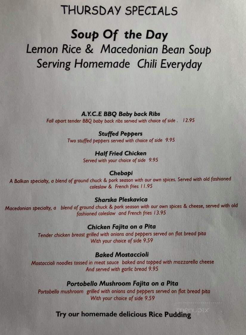 Eli's Golden Apple - Crown Point, IN menu_pic