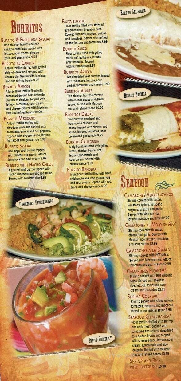 Los Tres Amigos - Calvert City, KY menu_pic