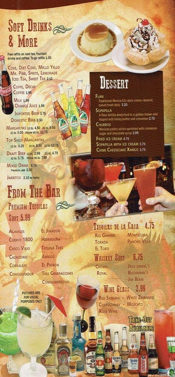 Los Tres Amigos - Calvert City, KY menu_pic