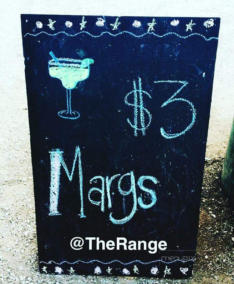 the Range - Lubbock, TX menu_pic