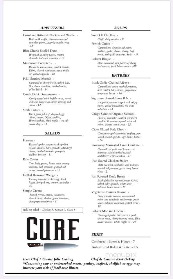 Cure Restaurant - Portsmouth, NH