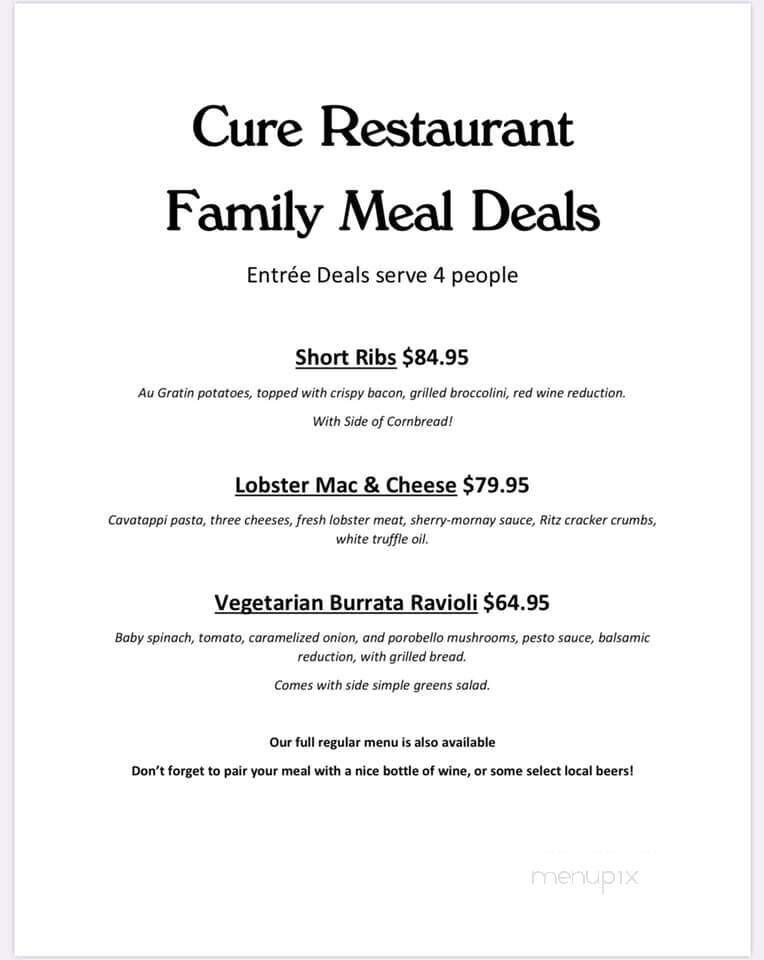 Cure Restaurant - Portsmouth, NH