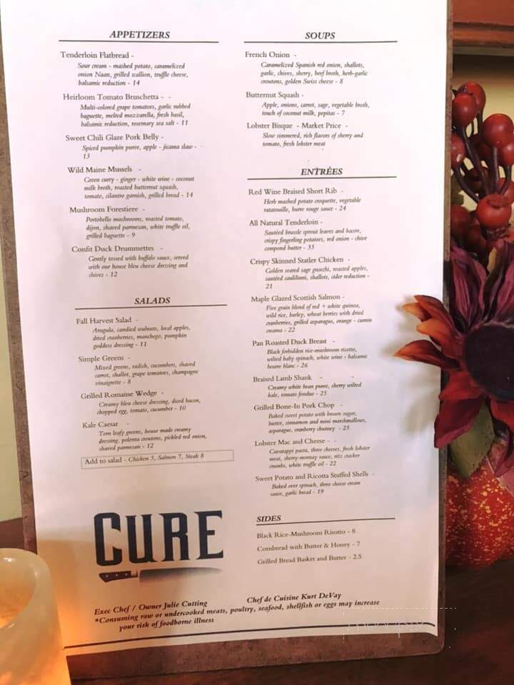 Cure Restaurant - Portsmouth, NH