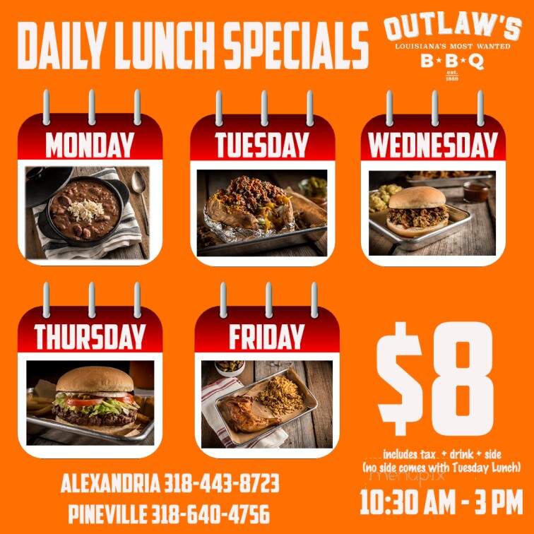 Outlaw's Barbecue - Alexandria, LA