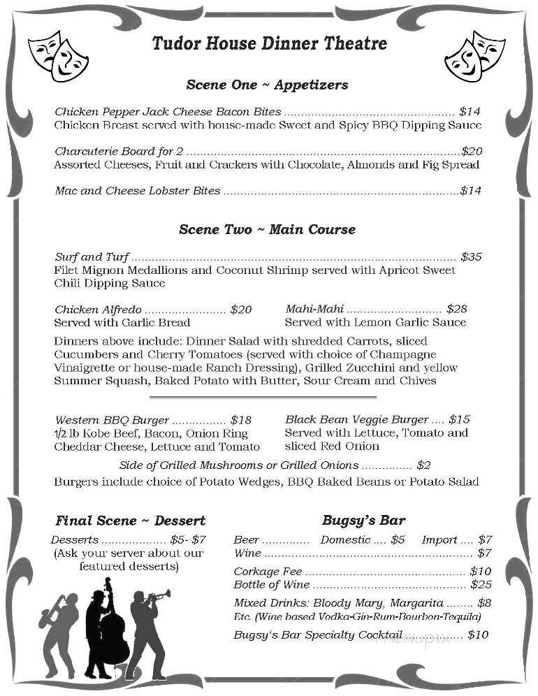 Tudor House - Lake Arrowhead, CA menu_pic