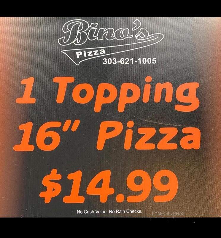 Bino's Pizza - Kiowa, CO