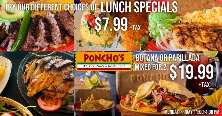 Poncho's - Mexico Nuevo Restaurant - McAllen, TX