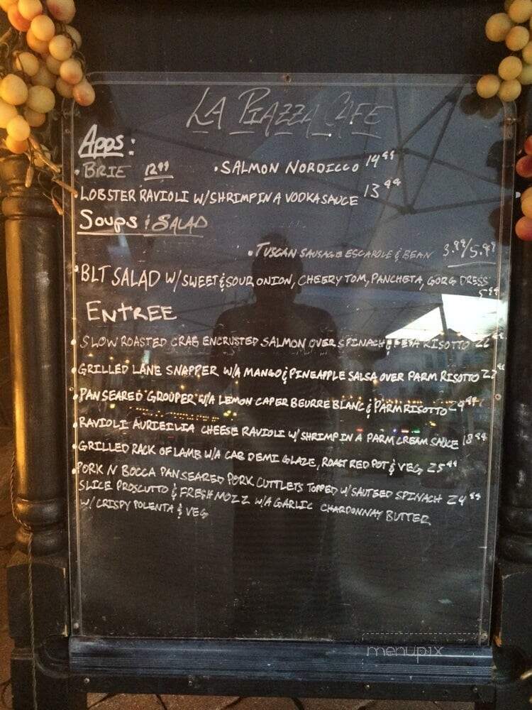 La Piazza Cafe - Palm Coast, FL menu_pic