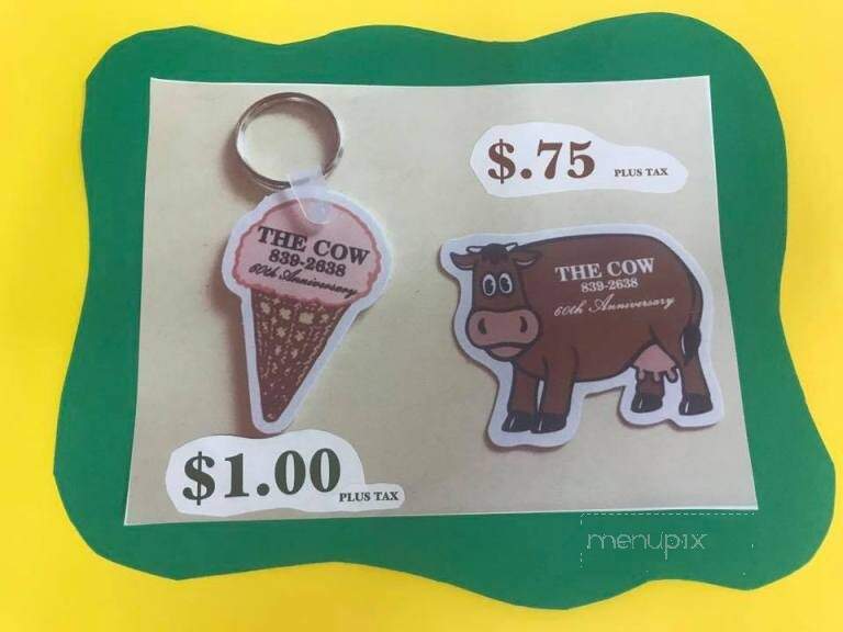 The Cow Soft Ice Cream - Alum Bank, PA menu_pic
