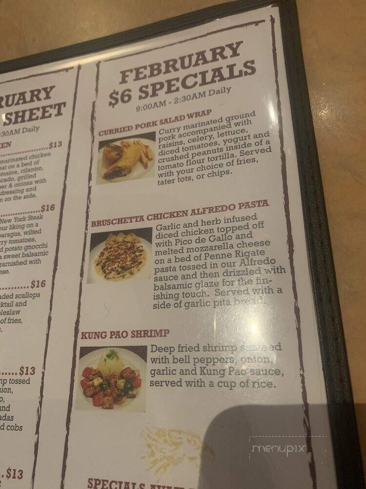 Riverbend Restaurant - Lacey, WA menu_pic
