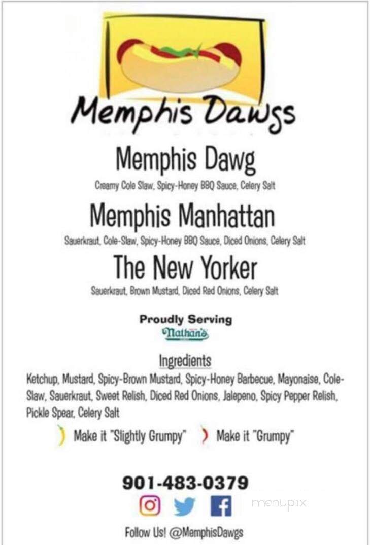 Memphis Dawgs Hot Dog Cart - Memphis, TN