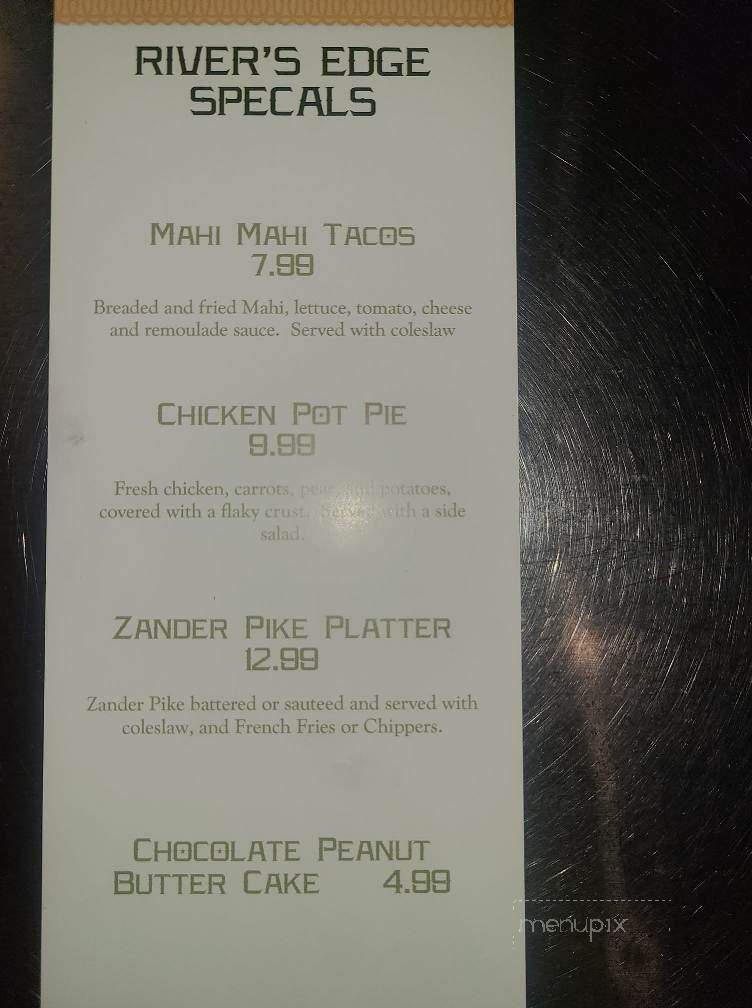 River's Edge Pizza Pub & Grill - Dundee, MI menu_pic