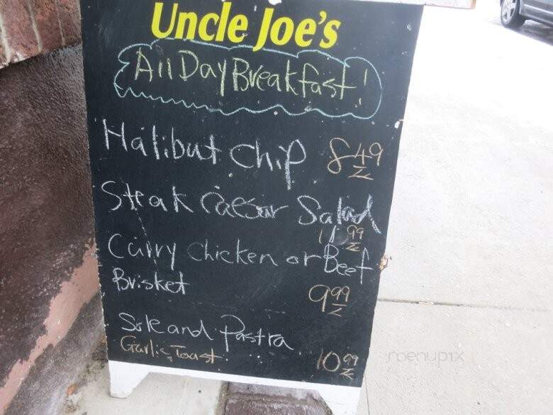 Uncle Joe's Family Restaurant - Markham, ON menu_pic