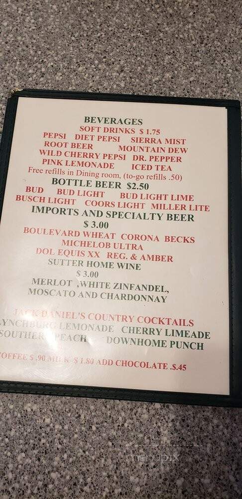 Calgaro's Family Pizzeria - Cole Camp, MO menu_pic