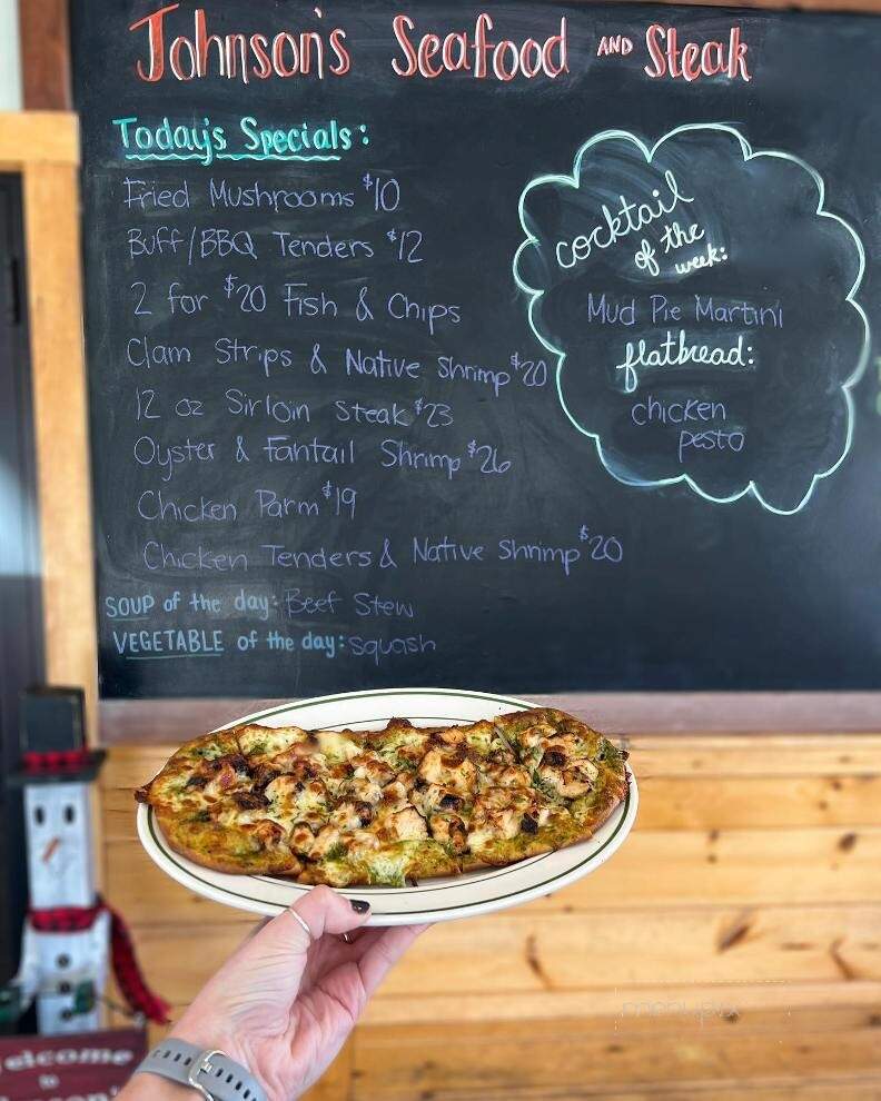 Johnson Seafood & Steak - New Durham, NH menu_pic