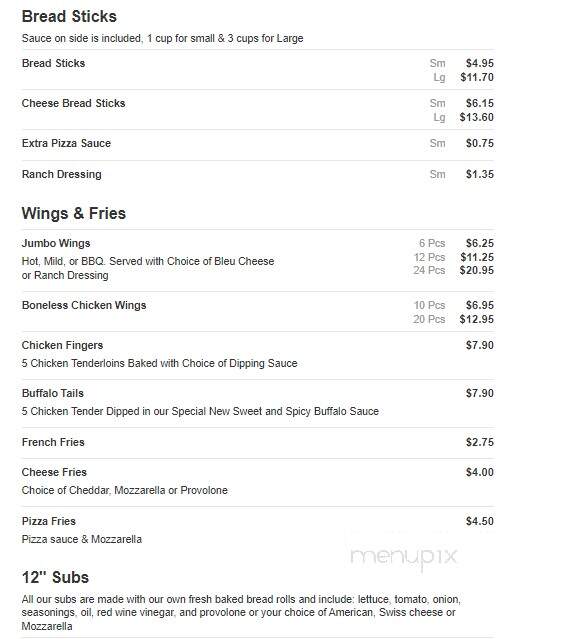 Unida Pizza - Danville, PA menu_pic