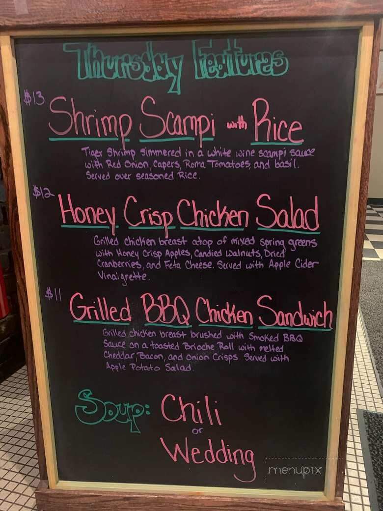 Union Grill - Washington, PA menu_pic
