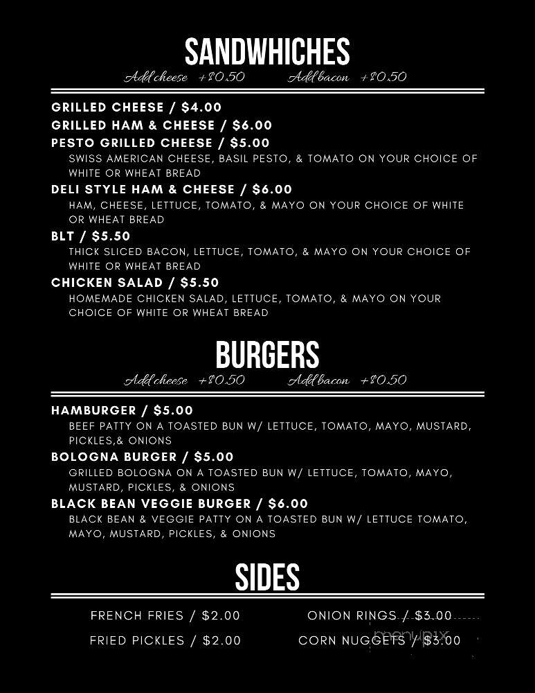 Hour Place - Chattanooga, TN menu_pic
