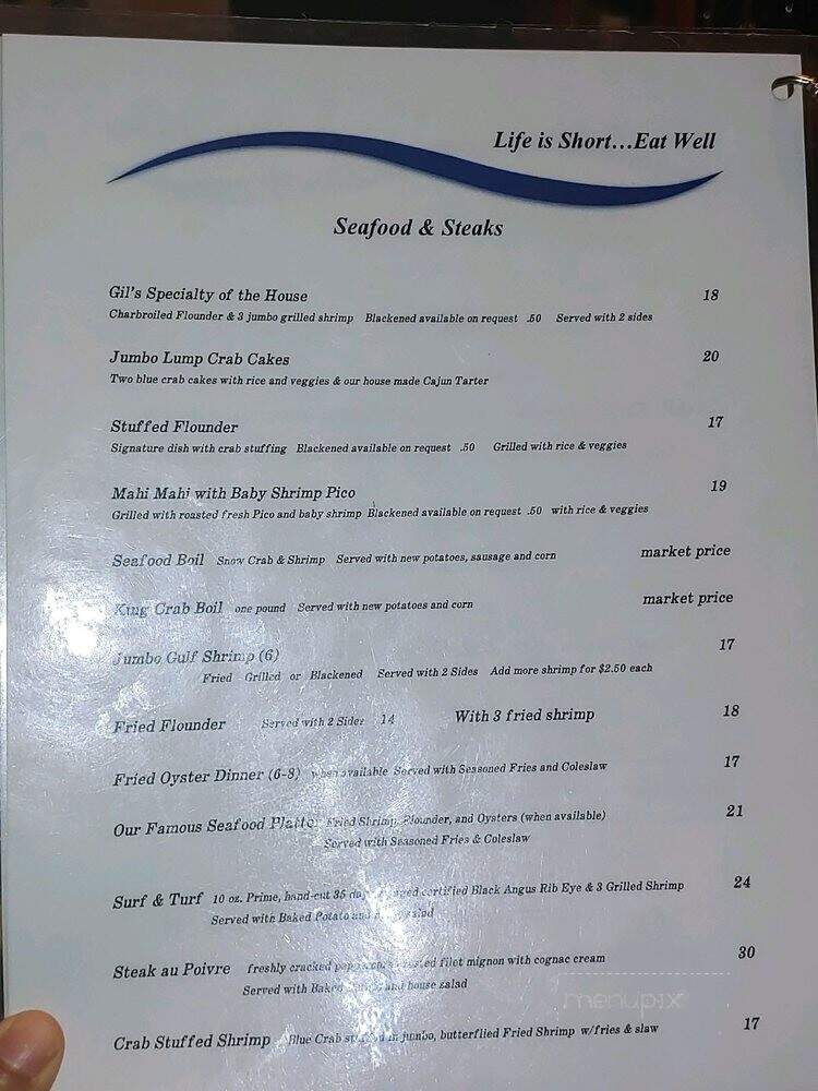 Beach & Station Street Grill - Port Aransas, TX menu_pic