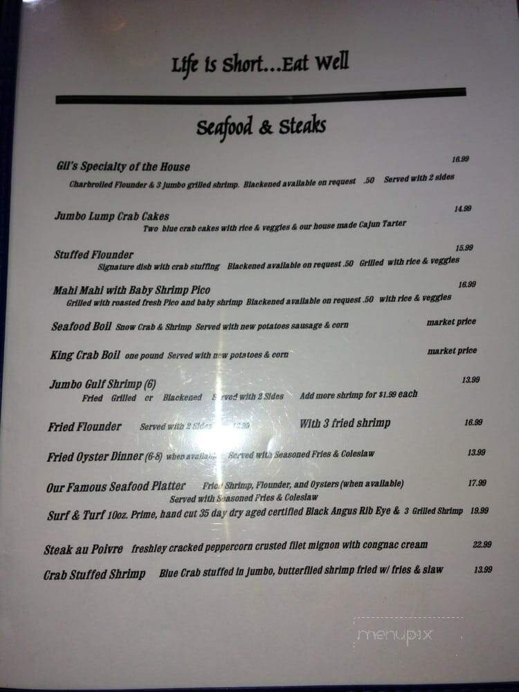 Beach & Station Street Grill - Port Aransas, TX menu_pic