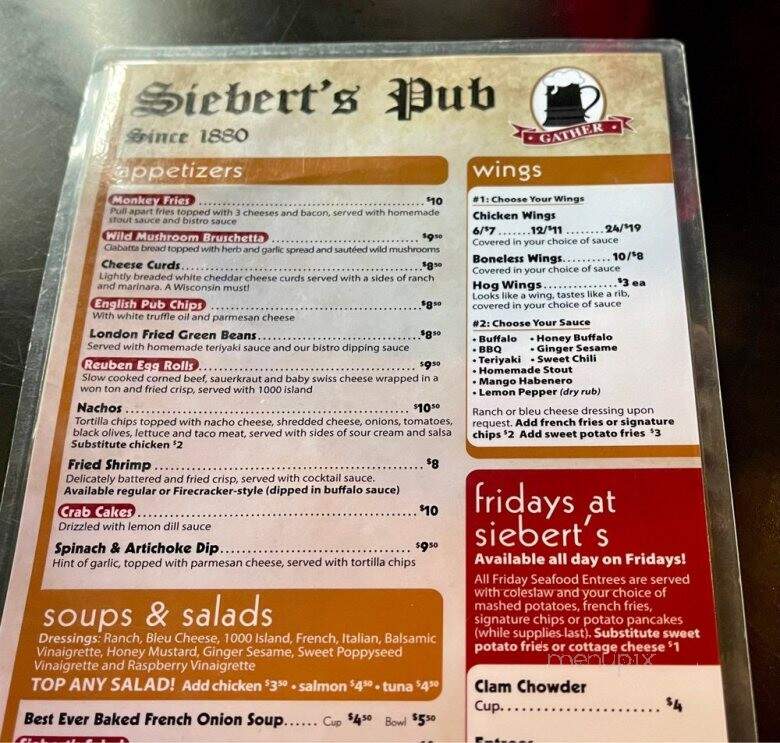 Sieberts Pub - Salem, WI