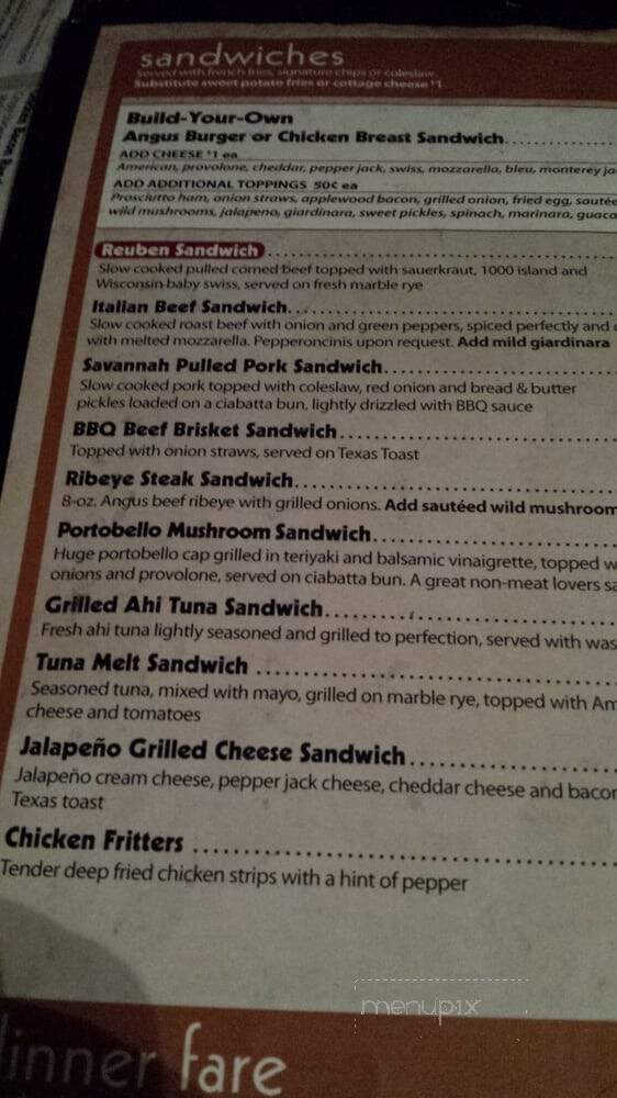 Sieberts Pub - Salem, WI menu_pic