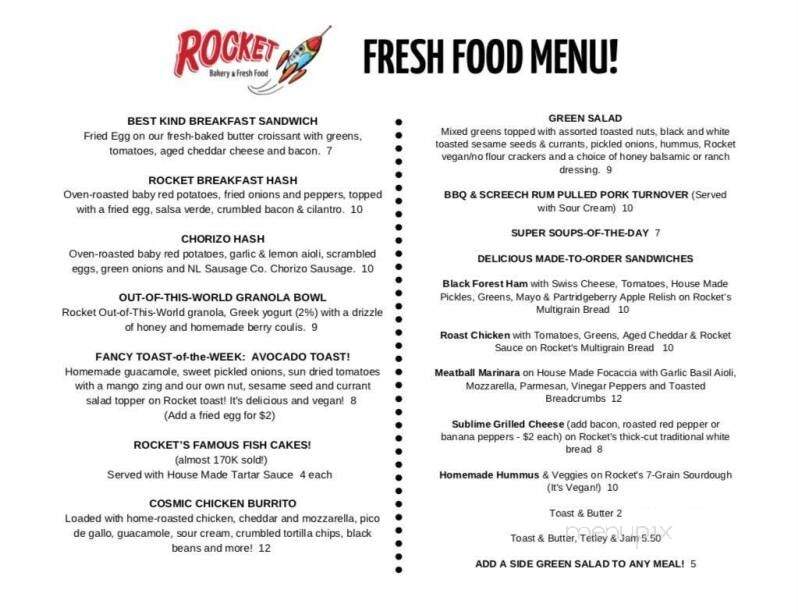 Rocket Bakery and Fresh Food - St. John's, NL