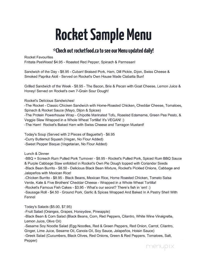 Rocket Bakery and Fresh Food - St. John's, NL
