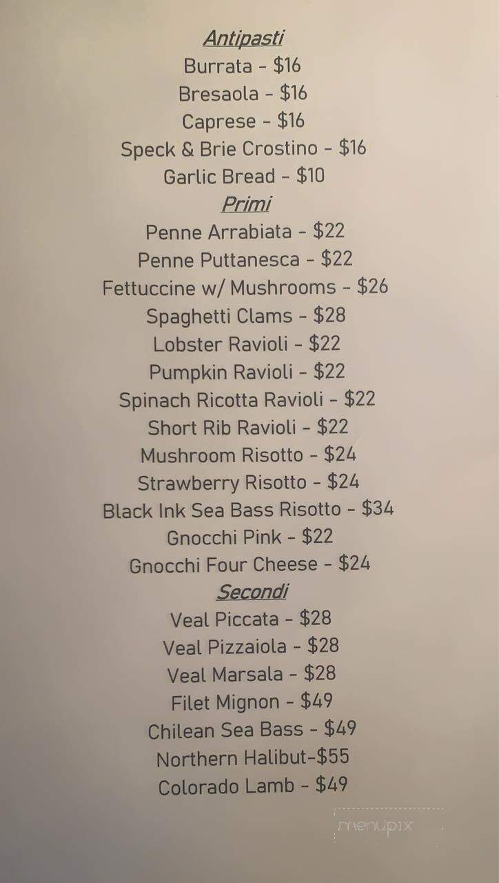 Con Amore Ristorante - Corona, CA menu_pic