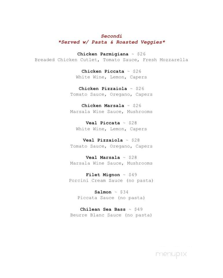 Con Amore Ristorante - Corona, CA menu_pic